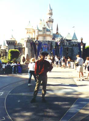 at Disneyland 