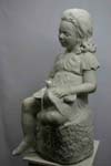 The girl with the pigeon (Ural marble) &copy; Nicolai Shmatko