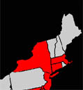 New Jersey, New York, Connecticut and Massachusetts