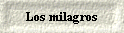 Los milagros
