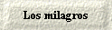 Los milagros