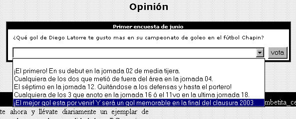 Encuesta publicada a inicios de junio, mucho antes de la gran final.
