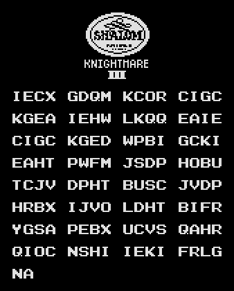 Password Final de Shalom