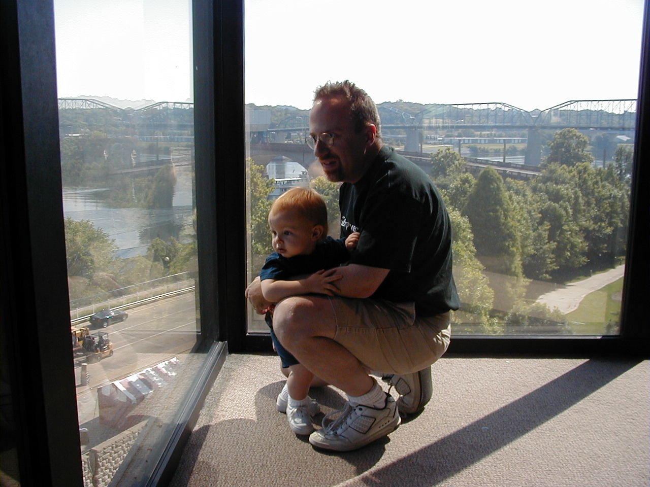 Mark & Braeden in Chattanooga - June 2002