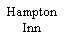 Text Box: Hampton Inn