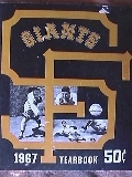 san francisco giants baseball game yearbook 1967
