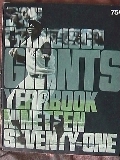 san francisco giants baseball game yearbook 1971 willie mccovey