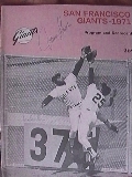 san francisco giants baseball game programs 