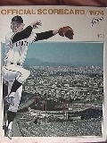 san francisco giants 1974 baseball game program