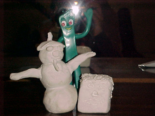 big sal, his blockhead pal, and gumby