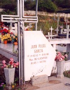 The Grave of Juan Pujol Garcia - Click for full size image