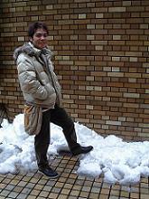 Ice block @ hotel main entrance