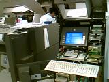The inside-view of a Cash Deposit Machine