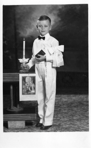 My Dad at first communion