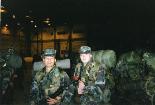 getting ready for an exercise in Camp Pendleton
