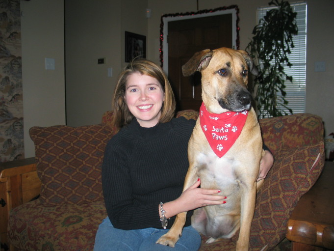 On the couch with Mommy