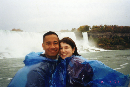 Aboard Maid of the Mist; Niagara Falls, Canada