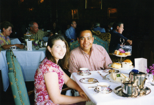 High tea in Victoria, Canada