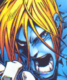 Archangel-- er, the blue form of Angel as drawn by Joe Mad!
