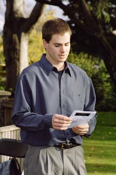 John doing a wonderful reading.