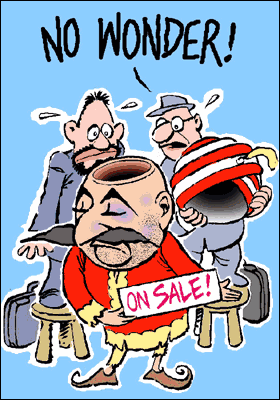 Air India On Sale -Comedy Cartoon from Garlapati.Net