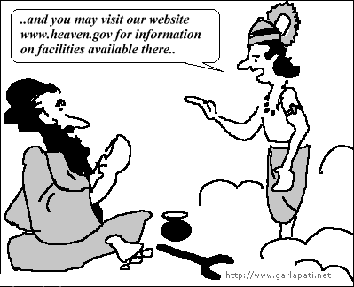 God Boon to maharshi Comedy Cartoon from Garlapati.Net