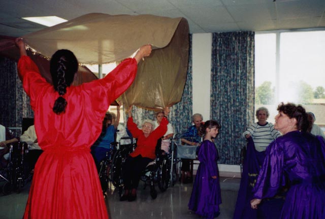 Billowing with patients at the nursing home