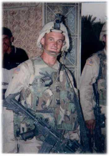 Here is a new picture of my nephew Troy in Baghdad