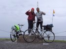 [ Gary and Roberto standing on Duncansby Head ]