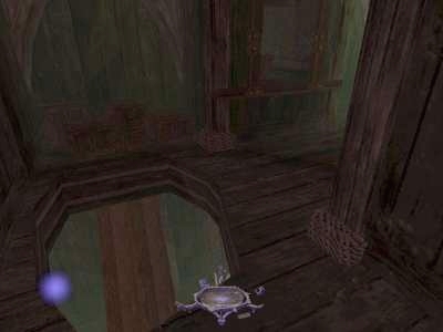 room with a hole in the middle