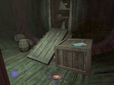 room with a letter