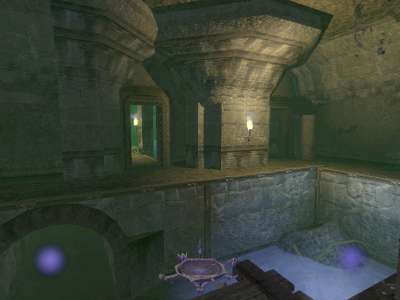 two doorways in sewer