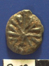 medieval belt decoration made from lead