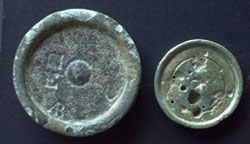English brass-copper Weight