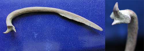 Roman Colchester type, one-piece brooch