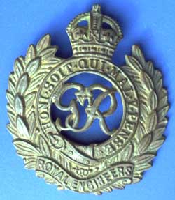 Metal Detecting, Royal Engineers cap badge