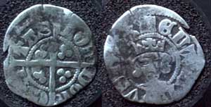 King Edward hammered penny