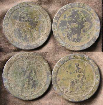 1797 George III Cartwheel penny
