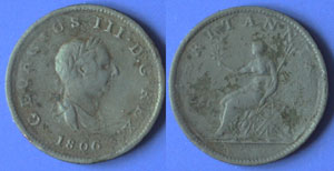 1806 George III Penny