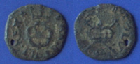 Charles l Rose farthing 1640