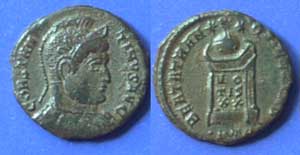 Constantine II, Helmeted Bust, London