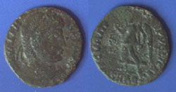 VALENS (Flavius Valens)
�	When Jovian died on 16th February 364, the Roman army elected Valentinian I to succeed him. 
�	Valentinian chose his brother Valens to share his rule, as Augustus in the East, while he ruled the West. 
�	Valens was born in Cibalae (near modern Osijek, Croatia), in the province of Pannonia. 
�	In 365 Procopius rebelled at Constantinople. In 366 he was defeated and Procopius was put to death by order of Valens (May 27th, 366). 
�	In 375, the Ostrogoths under Fritigern had been allowed to settle within the Roman Empire. 
�	In 378, they rebelled and on August 9th 378, Valens with his eastern army, proceeded to attack the Visigoths and Ostrogoths at Adrianople. 
�	Due to the poor judgement of Valens and trickery by the barbarians, the Roman army was slaughtered and Valens killed, his body never found. 

