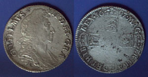 King Charles II, Silver Shilling