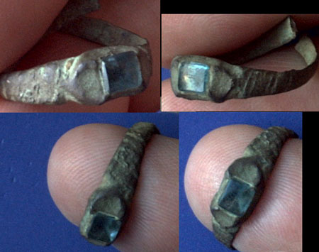metal detecting find Roman Ring