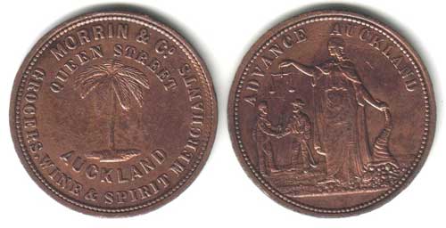 NZ Token...Morrin & Co.1860s