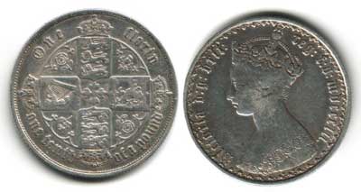 1852 Victorian Florin