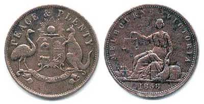1858 Australian Token