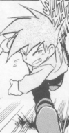 How many pics are there of Gary throwing a pokeball?