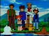 Shigeru looks like he's waiting for Satoshi's signal to push Kasumi into the water.