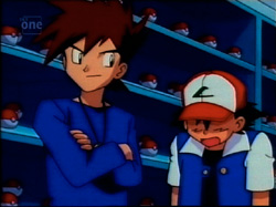 Satoshi is very disappointed about something.